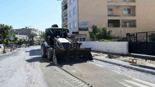Davutlar Mahallesine 4 ayda 20 bin metrekare yeni yol çalışması yapıldı