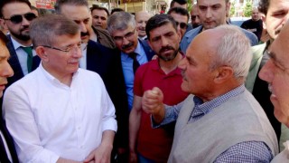 Davutoğluna Adıyamanda HDP ve CHP tepkisi