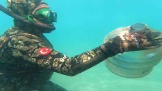 Deniz yüzeyi ve dibi pırıl pırıl oldu