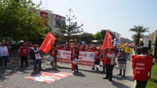 Didimde 1 Mayıs meydanda kutlandı