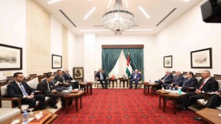 Dışişleri Bakanı Çavuşoğlu, Filistin Devlet Başkanı Abbas ile görüştü