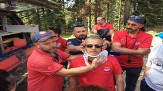Doğada arama kurtarma eğitimi aldılar