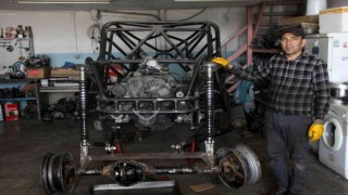 Doğalgaz borularından off road için otomobil yapıyor