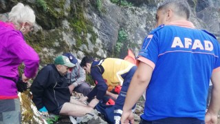 Düziçi'nde Kayalıklardan düşerek yaralanan vatandaş, 5 kilometre taşındı