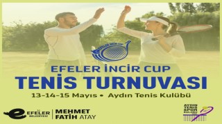 Efelerde İncir Cup Tenis Turnuvası heyecanı başlıyor