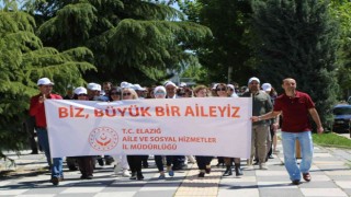 Elazığda Aile farkındalık yürüyüşü