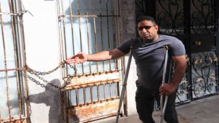 Engelli adamın motosikletini böyle çaldı