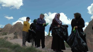 Engelliler ‘Daha temiz bir Kapadokya için çöp topladı
