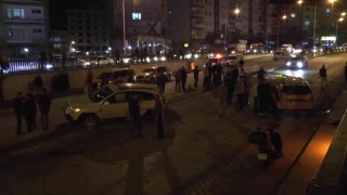 Erzurumda zincirleme trafik kazası