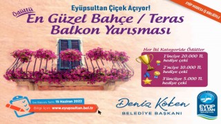 Eyüpsultanda en güzel balkon yarışması başladı