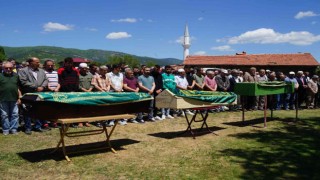 Feci kazada hayatını kaybeden şehit yakınları son yolculuğuna uğurlandı