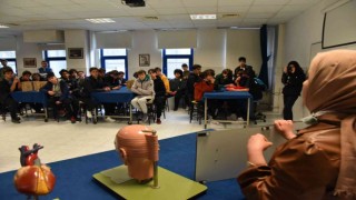 Fen Lisesi öğrencileri Düzce Üniversitesini gezdi
