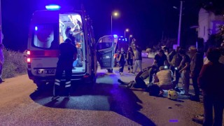 Fethiyede otomobil ile motosiklet çarpıştı: 1 ölü, 4 yaralı