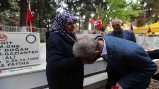 Gazi kentte şehitler unutulmadı