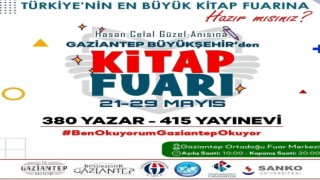 Gaziantep kitap fuarı için geri sayım başladı