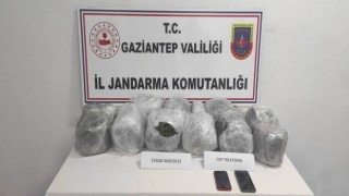 Gaziantepte 15 kilo esrar ele geçirildi