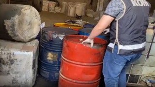 Gaziantepte 3 bin litre kaçak akaryakıt ele geçirildi