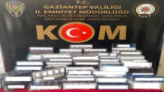 Gaziantepte 5 bin 340 paket kaçak sigara ele geçirildi