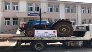 Gaziantepten çalınan traktör Şanlıurfada bulundu