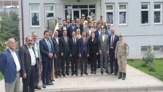 Gölbaşı ilçesinde bayramlaşma töreni