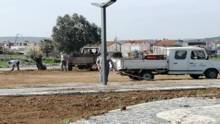 Gömeçte yaz sezonuna hazırlık çalışmaları hızla devam ediyor