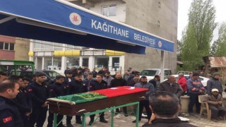 Görev şehidi son yolculuğuna uğurlandı