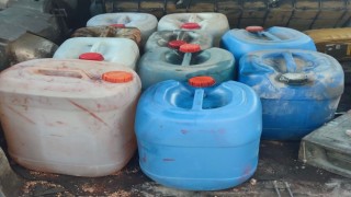 Hatayda 280 litre kaçak akaryakıt ele geçirildi