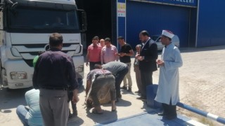 Hatayda buğday hasadı dualarla başladı