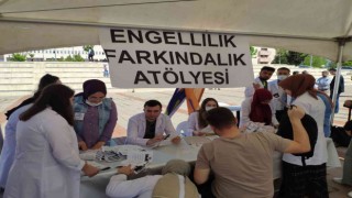 Hemşirelik öğrencilerinden engellilik farkındalık atölyesi