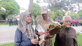 Iğdırda engellilere temsili askerlik uygulamasında duygusal anlar yaşandı