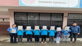 İlkokul öğrencilerinin hikayeleri kitaba dönüştü