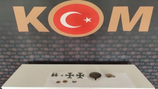 İş yerinde Roma dönemine ait tarihi eser bulundu
