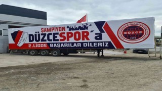 Kamyonculardan Düzcespora destek
