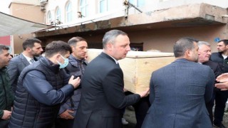 Kanserden ölen eski muhtar son yolculuğuna uğurlandı