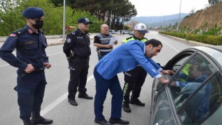 Kargıda ‘bayramınız kemerli olsun uygulaması