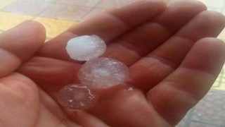 Kastamonuda fındık büyüklüğündeki dolu yağışı korkuttu