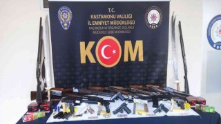 Kastamonuda kaçak silah operasyonu: 20 gözaltı