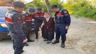 Kayıp kadın ormanda bulundu