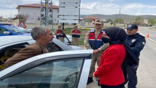 Kaymakam Büyükkılıç, trafik denetimlerine katıldı