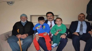 Kaymakam Yıldırım şehit ailelerini unutmadı