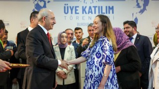 Kılıçdaroğlu Burdur'da Üye Katılım Törenine Katıldı