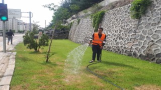 Kiliste parklar refüj ve bulvarların bakımları yapılıyor