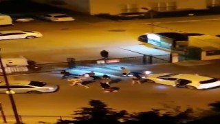 Kimlik soran polislere park dubasıyla saldırdılar