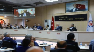 KKTC Cumhurbaşkanı Tatar, Büyükşehir Meclisine hitap etti