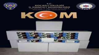 Kocaelide 150 bin adet kaçak makaron ele geçirildi