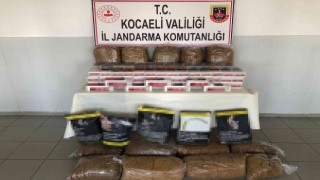 Kocaelide 82 kilo tütün ele geçirildi