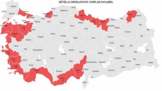 KOM ekiplerince suç örgütlerine yönelik sahil şeridindeki illerde “Müsilaj” operasyonu