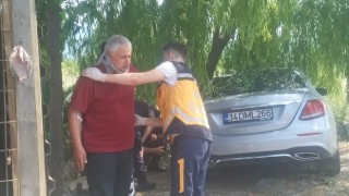 Kontrolden çıkan otomobil ağaca çarptı: 4 yaralı
