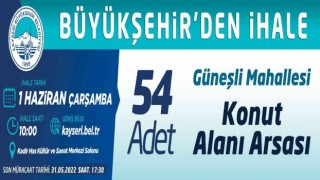 Konut alanı arsası ihale ile satılacak