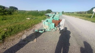 Konyada üç tekerlekli motosiklet devrildi: 1 ölü